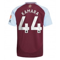 Dres Aston Villa Boubacar Kamara #44 Domáci 2024-25 Krátky Rukáv